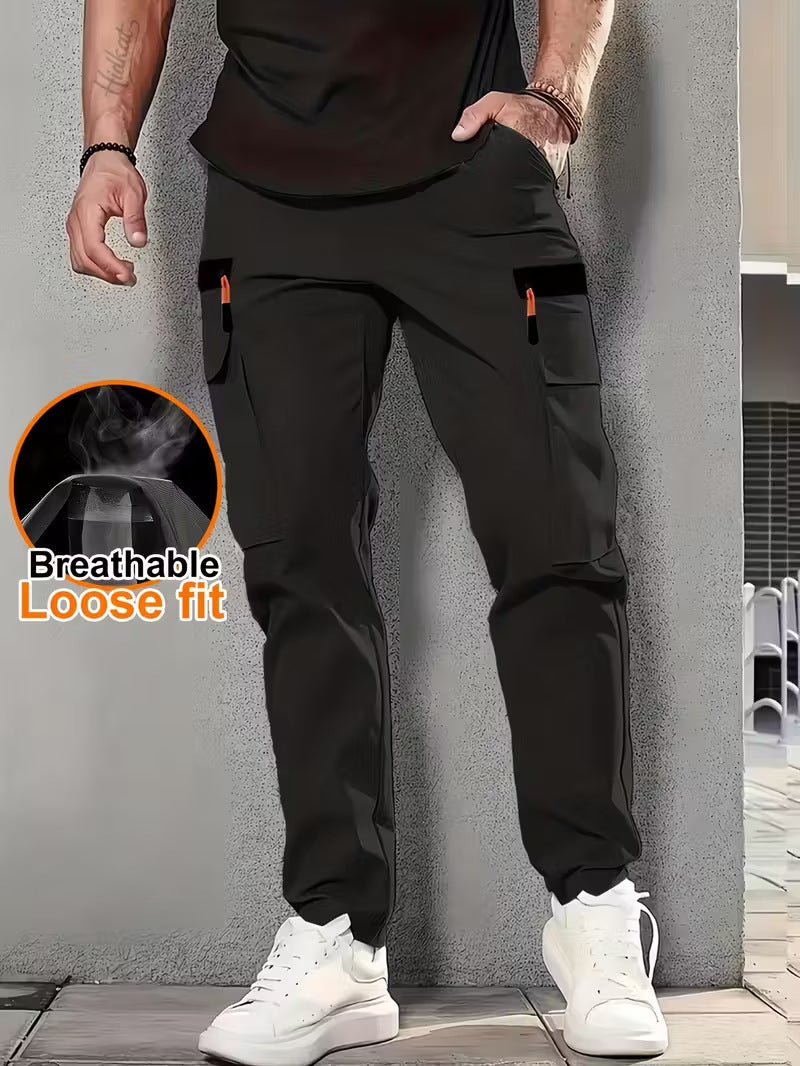 Mens Loose-fit Workwear Long Pants
