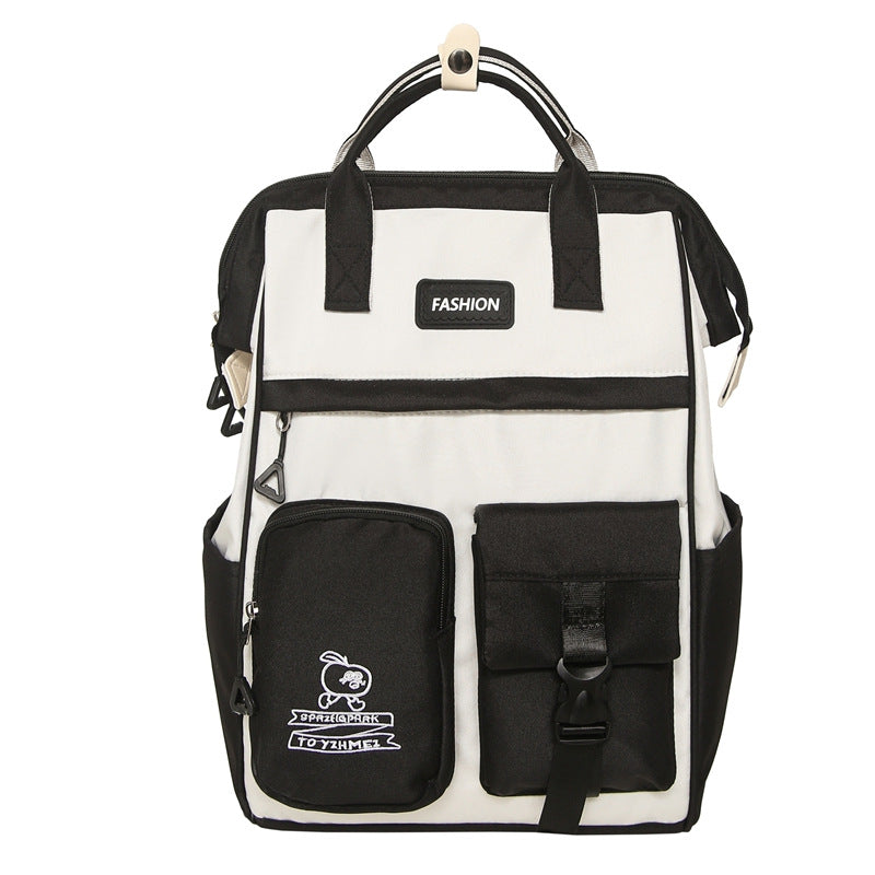 High-capacity Student Backpack In Instagram-style Design