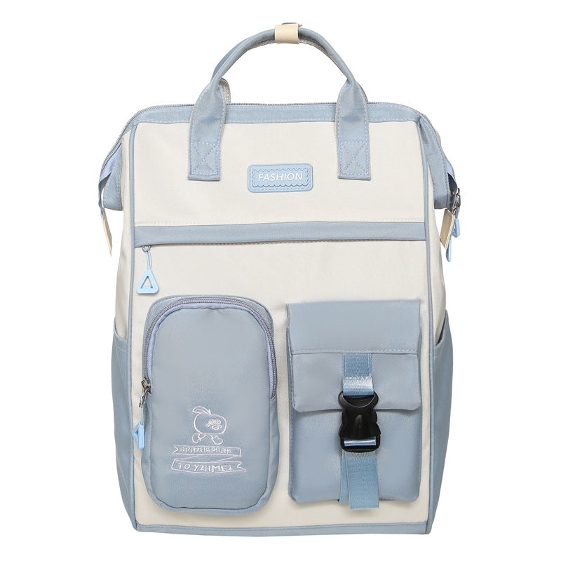 High-capacity Student Backpack In Instagram-style Design