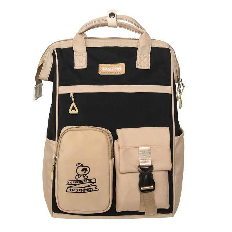 High-capacity Student Backpack In Instagram-style Design